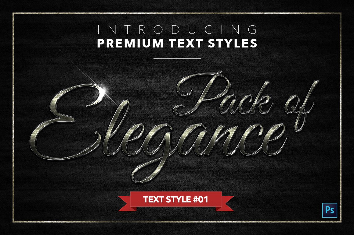 Elegance #1 - 15 Text Stylespreview image.