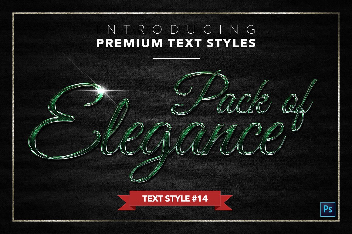 elegance text styles pack one example14 420