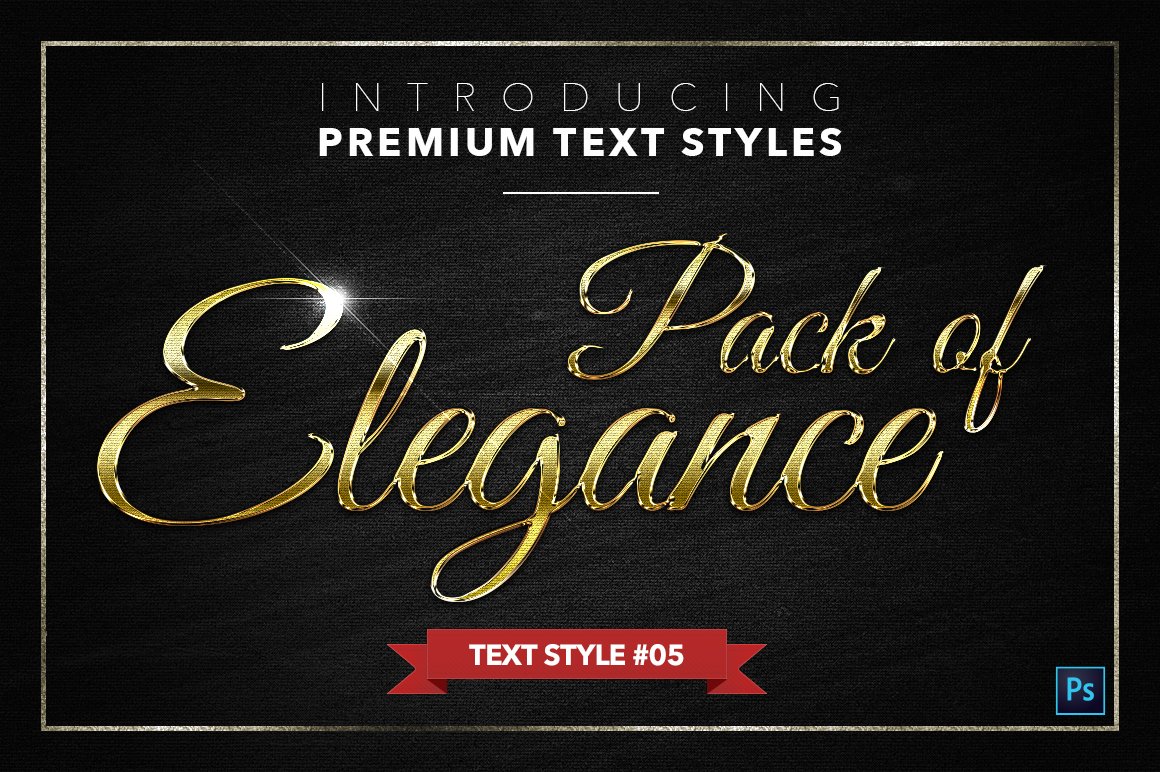 elegance text styles pack one example5 1