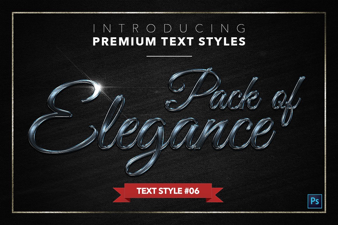 elegance text styles pack one example6 677