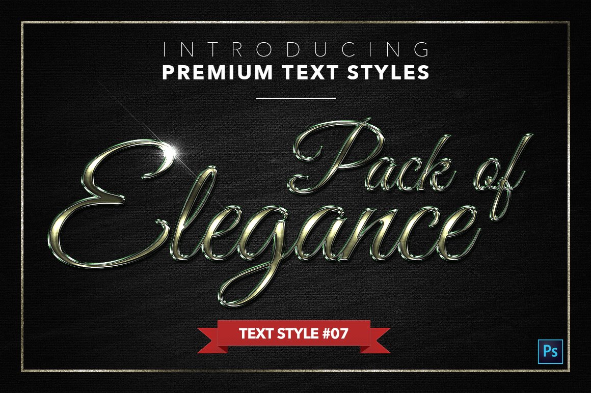 elegance text styles pack one example7 551