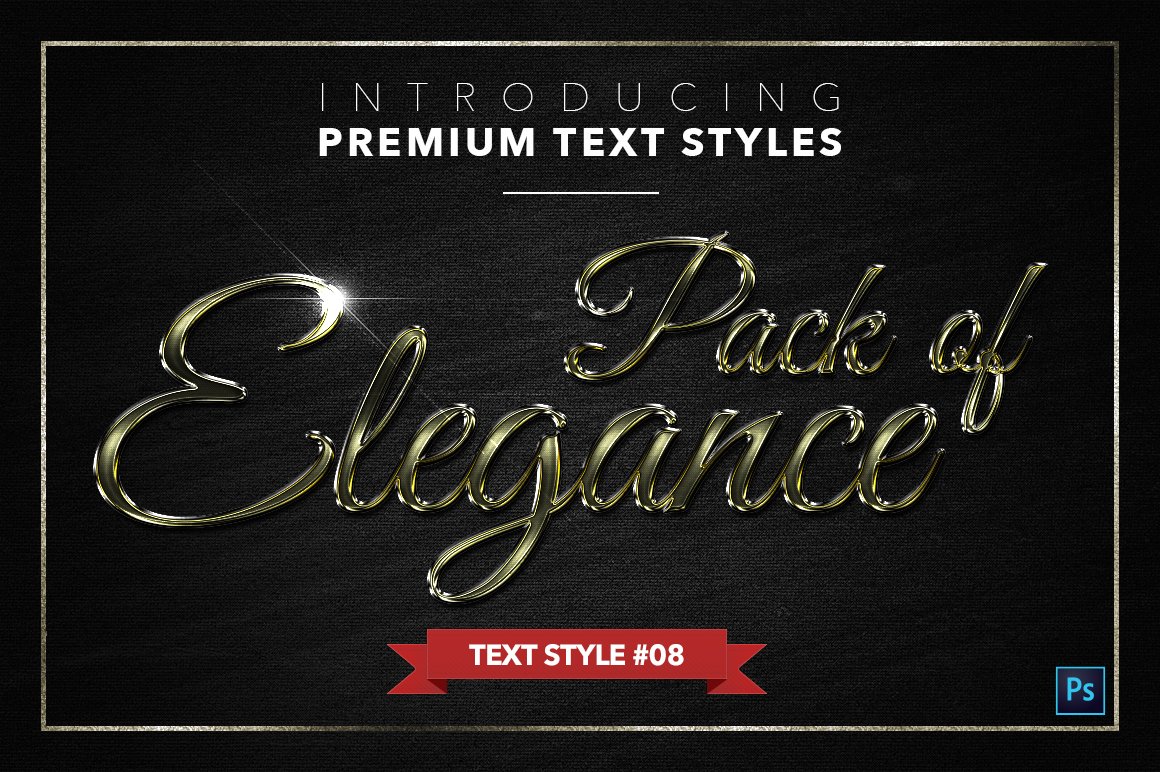 elegance text styles pack one example8 143