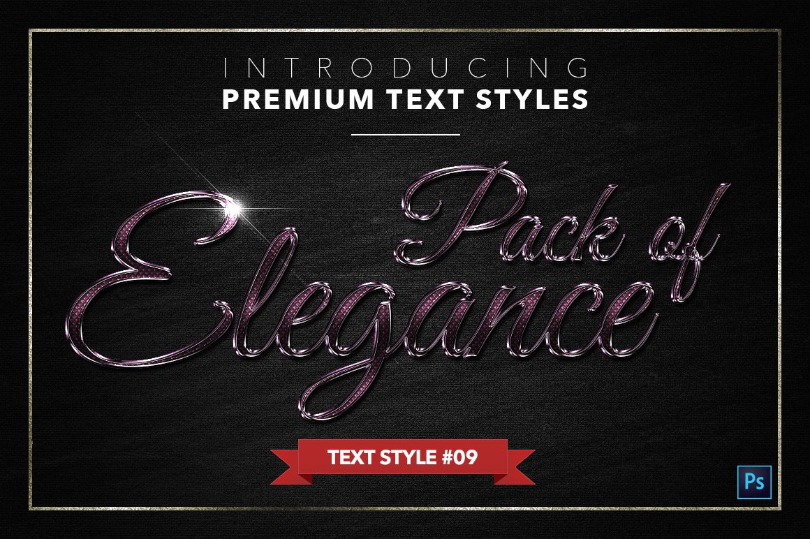 elegance text styles pack one example9 341