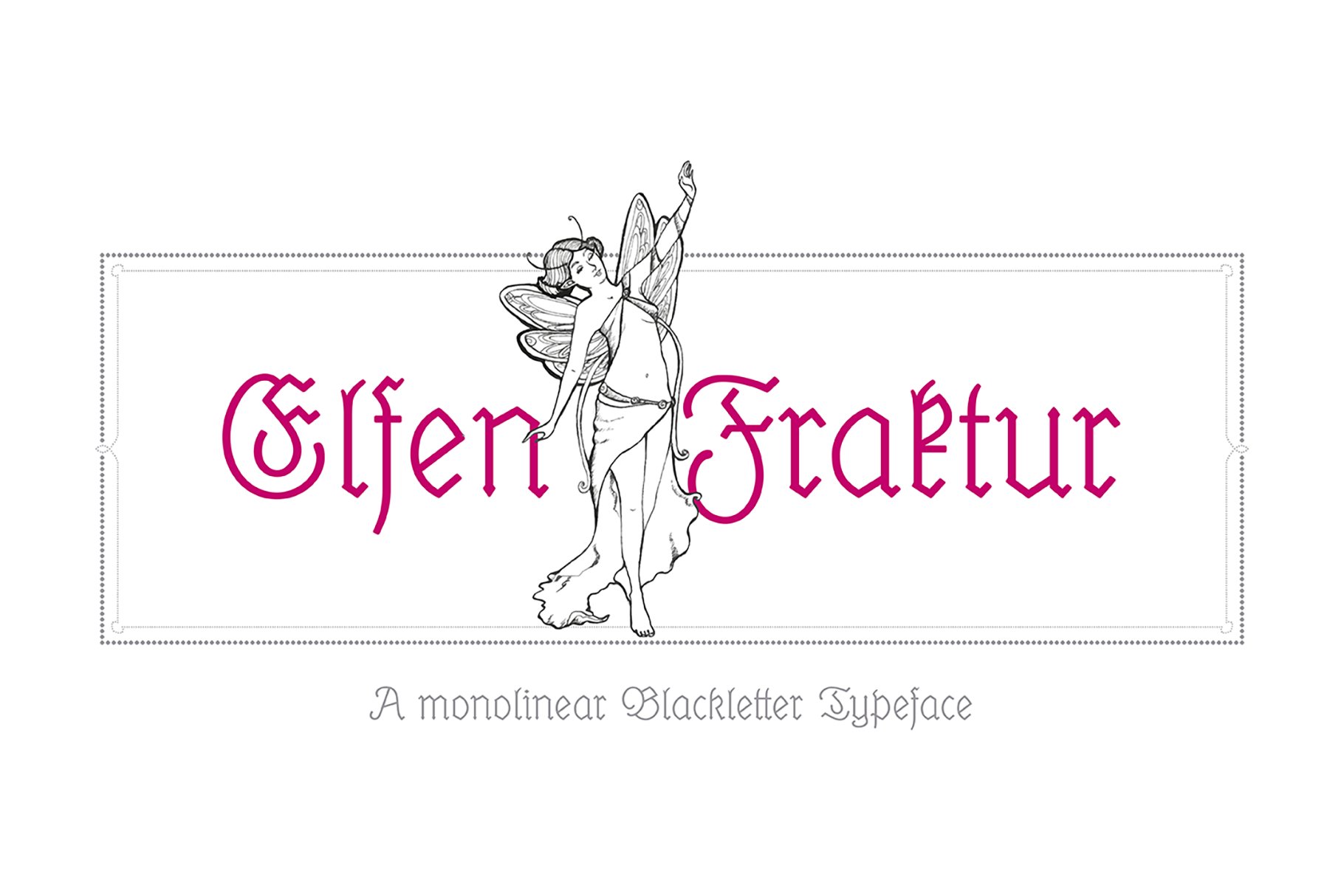 Elfen-Fraktur type family cover image.