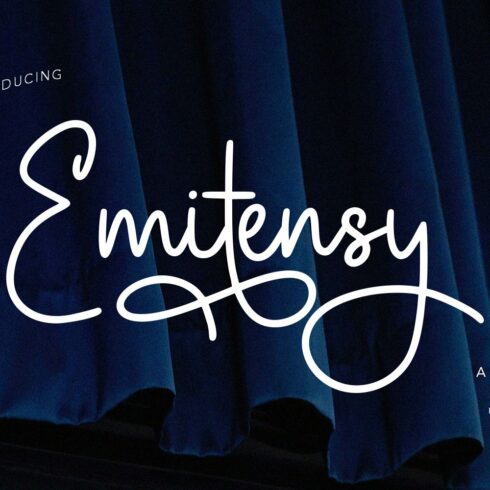 Emitensy Script Font cover image.