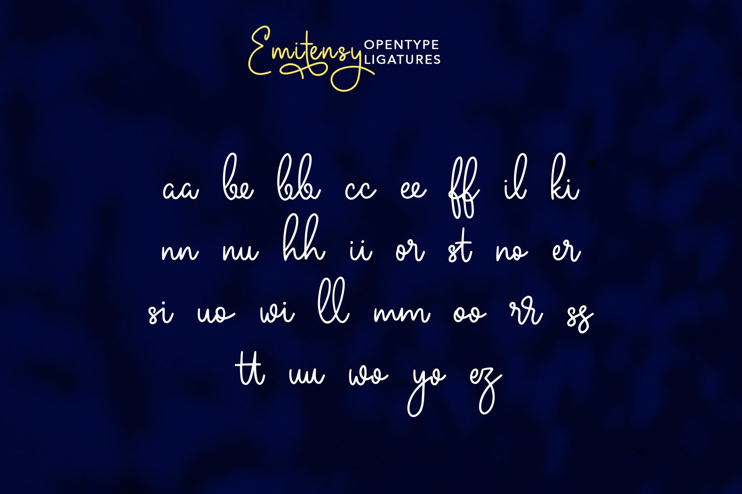 emitensy script font9 540