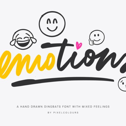 Emoji Font - Dingbats Font cover image.