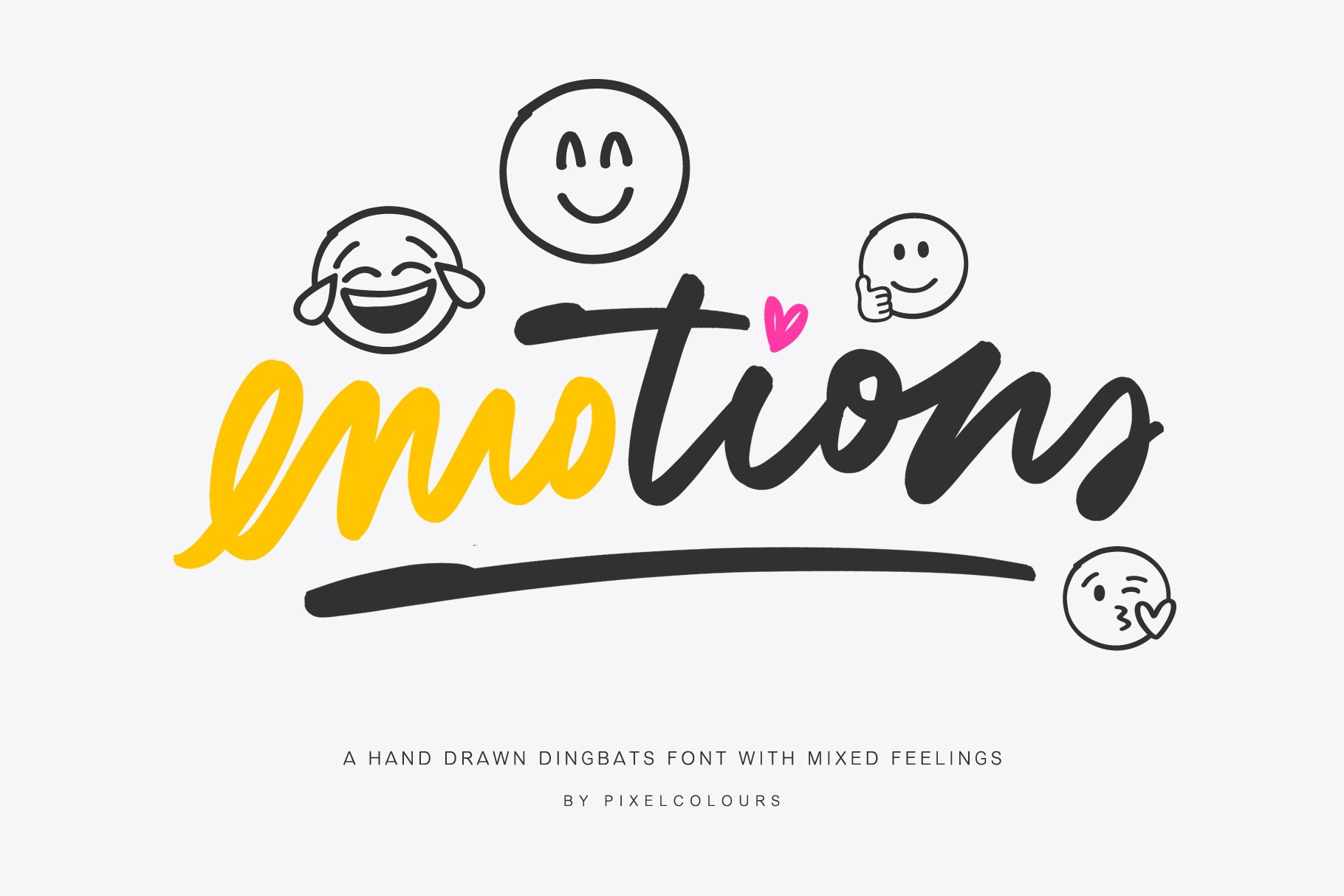 Emoji Font - Dingbats Font cover image.