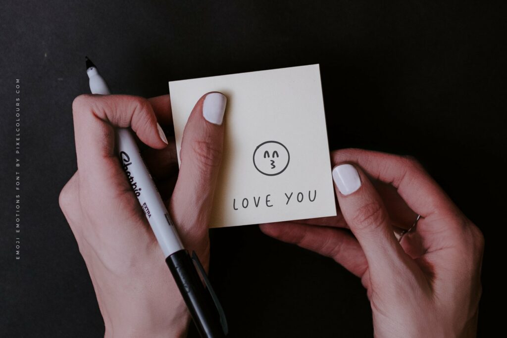 Emoji Font Dingbats Font MasterBundles