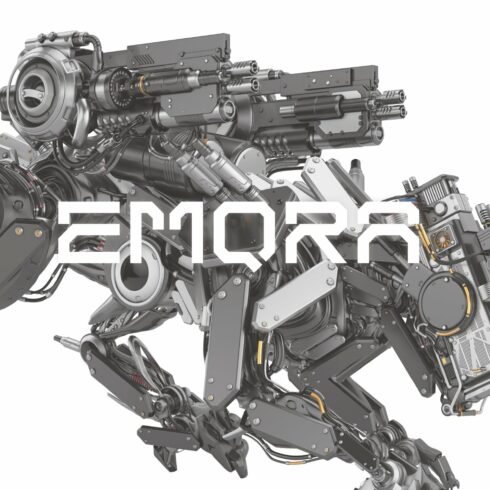 EMQRA Scifi Futuristic Font cover image.