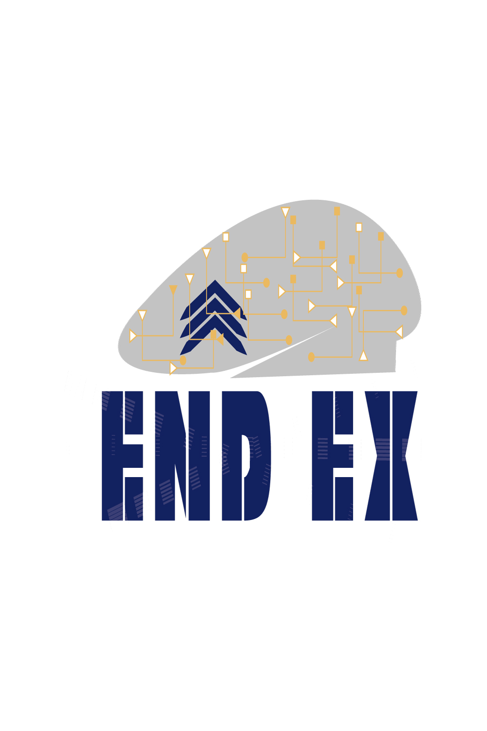 END EX - TShirt Print Design pinterest preview image.