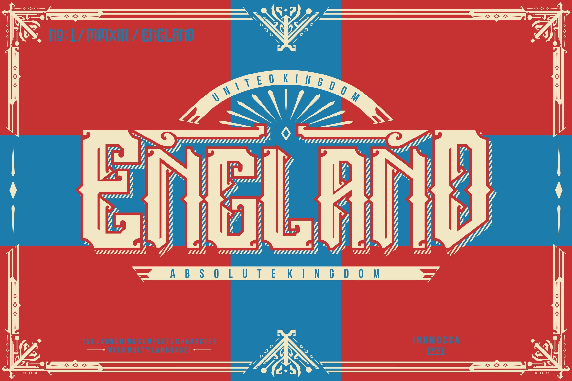 England + Poster vector cover image.