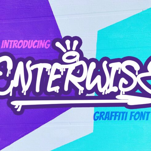 ENTERWISE - Graffiti Font cover image.