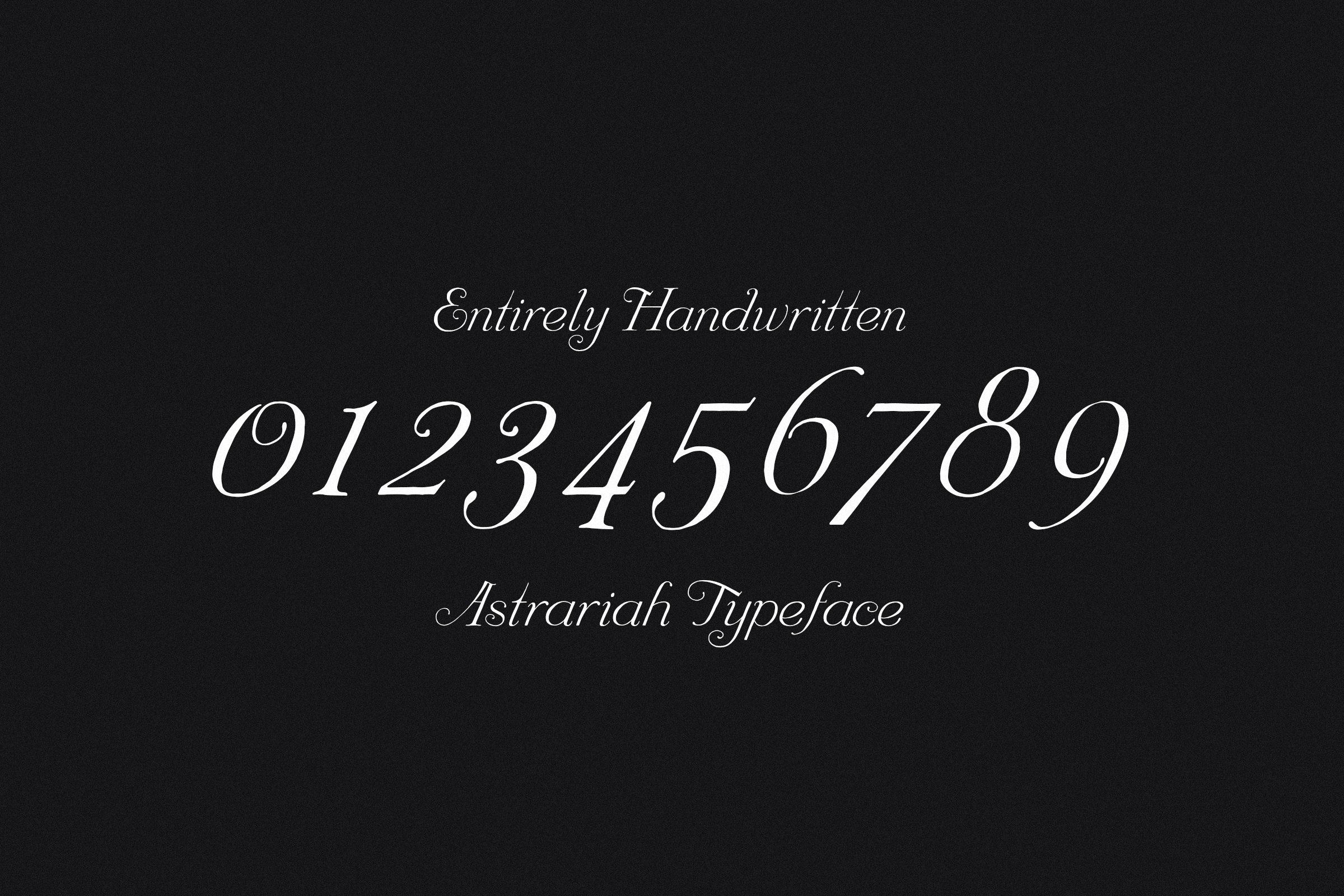entirely handwritten typeface 5 284