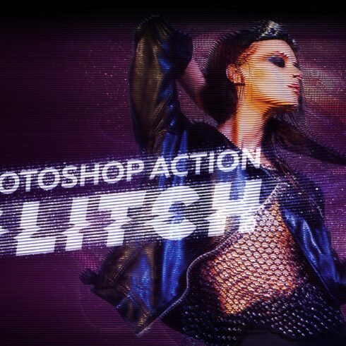 Glitch Effect - Photoshop Actioncover image.