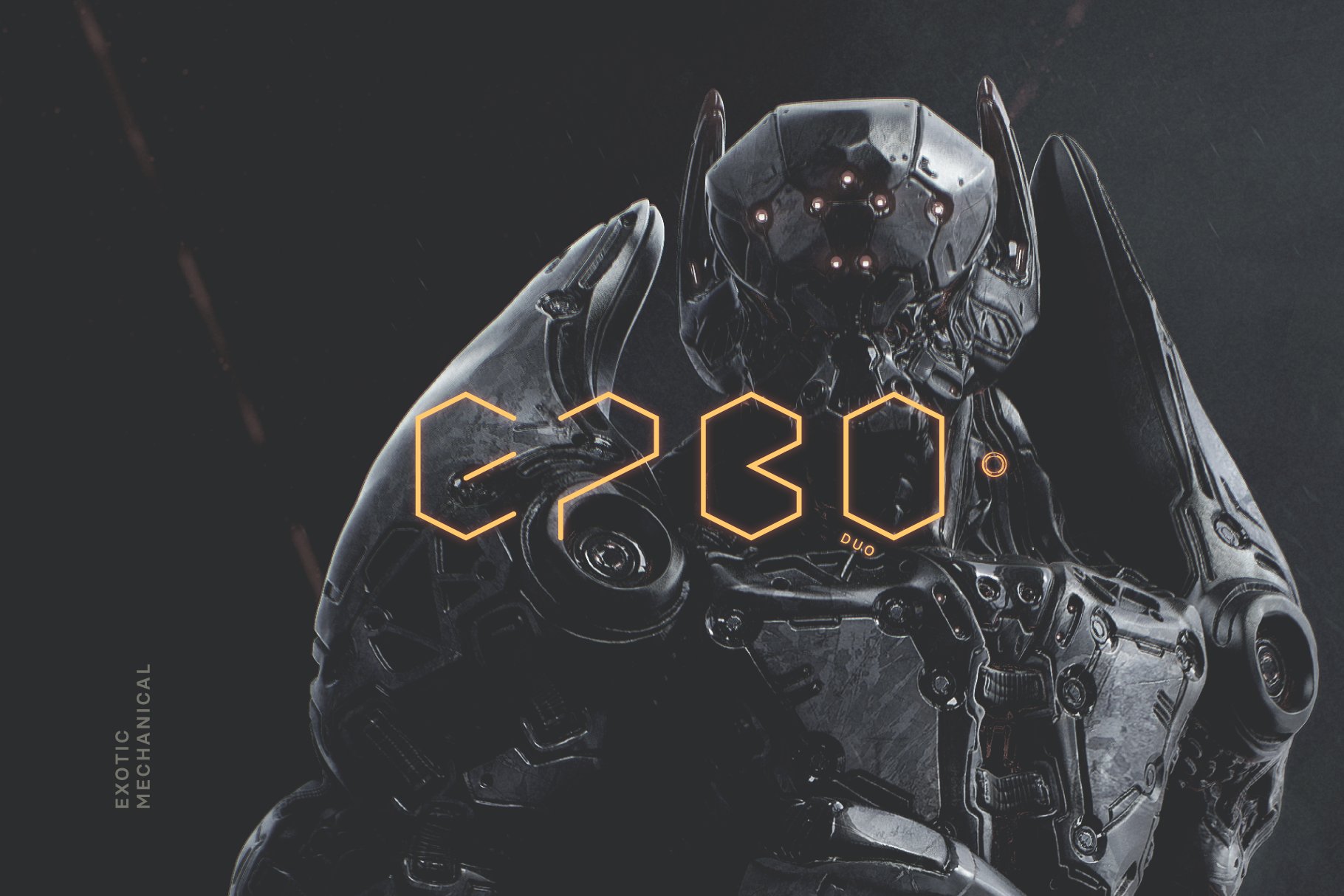 EPBO Scifi Futuristic Font cover image.