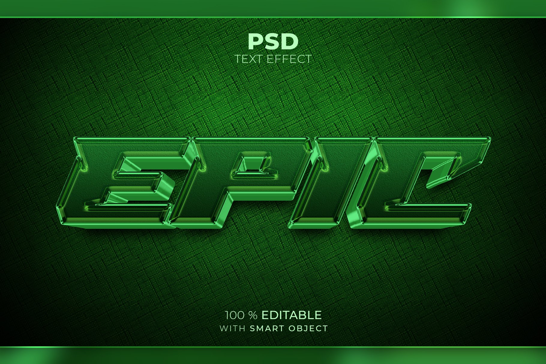 Epic 3D editable text effectcover image.