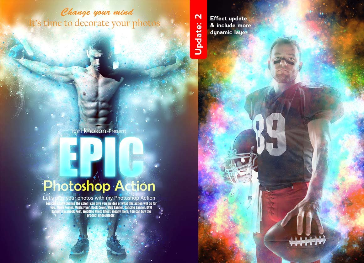 Epic Photoshop Actioncover image.
