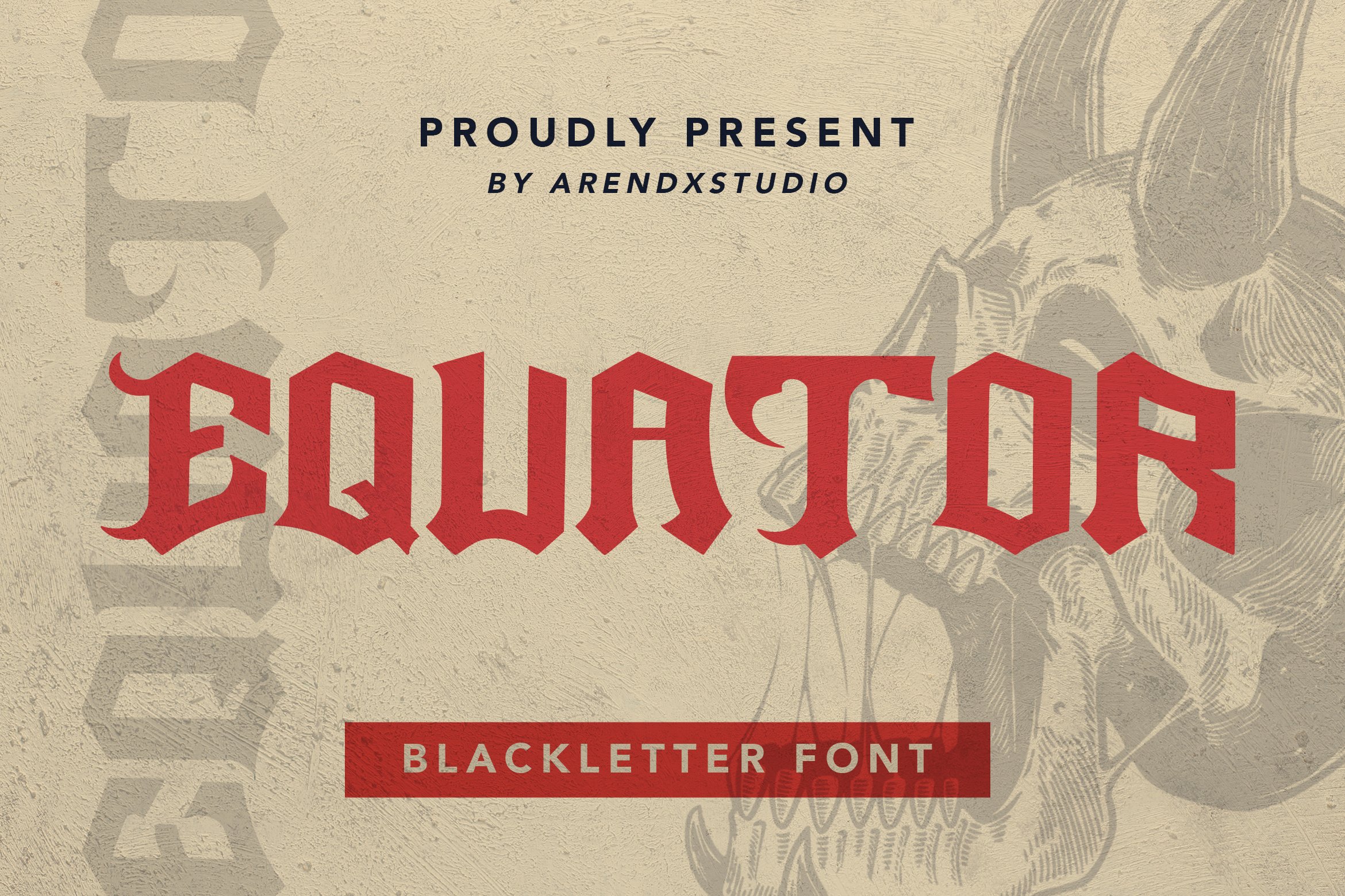 Equator - Blackletter Font cover image.