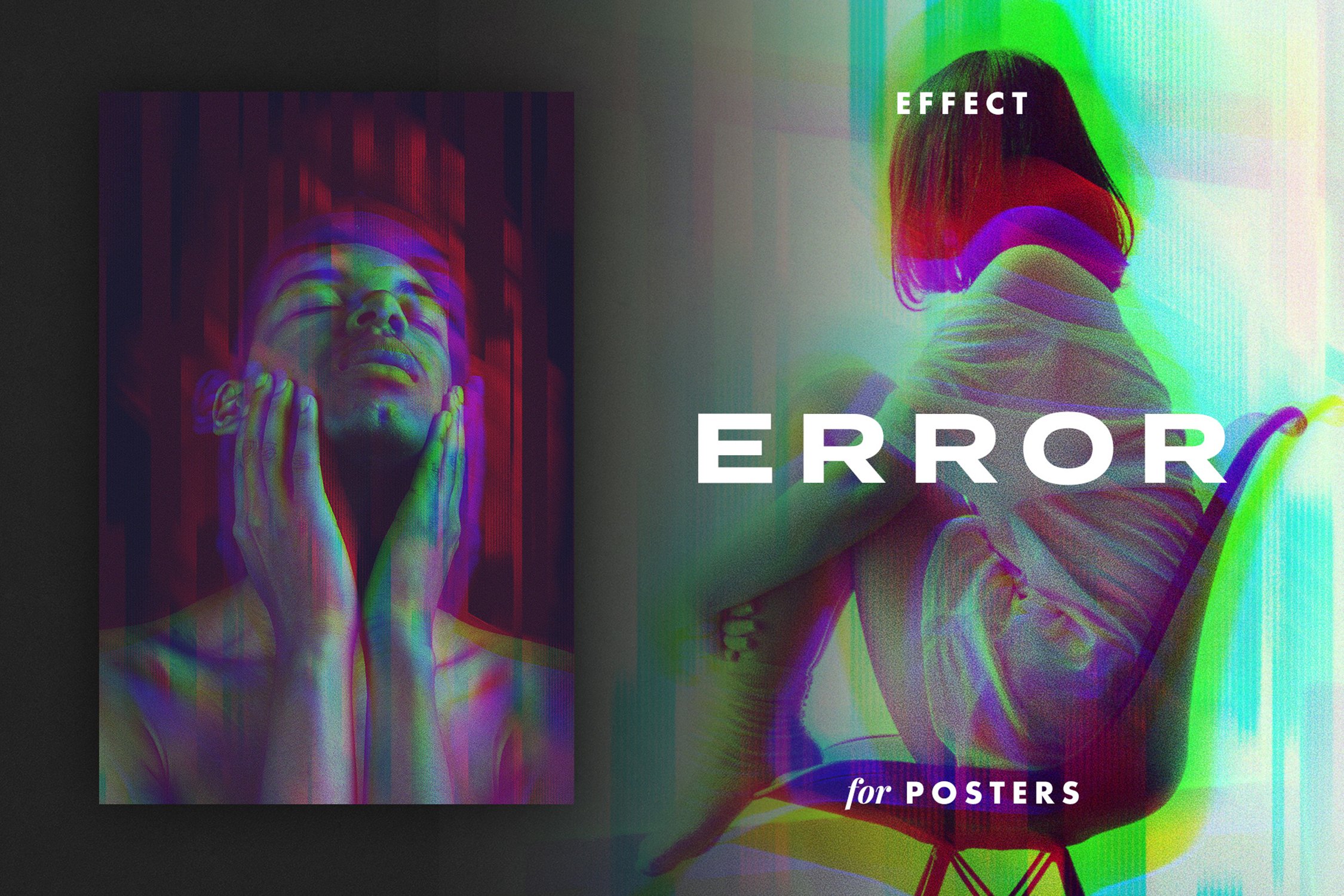 Error Photo Effect for Posterscover image.