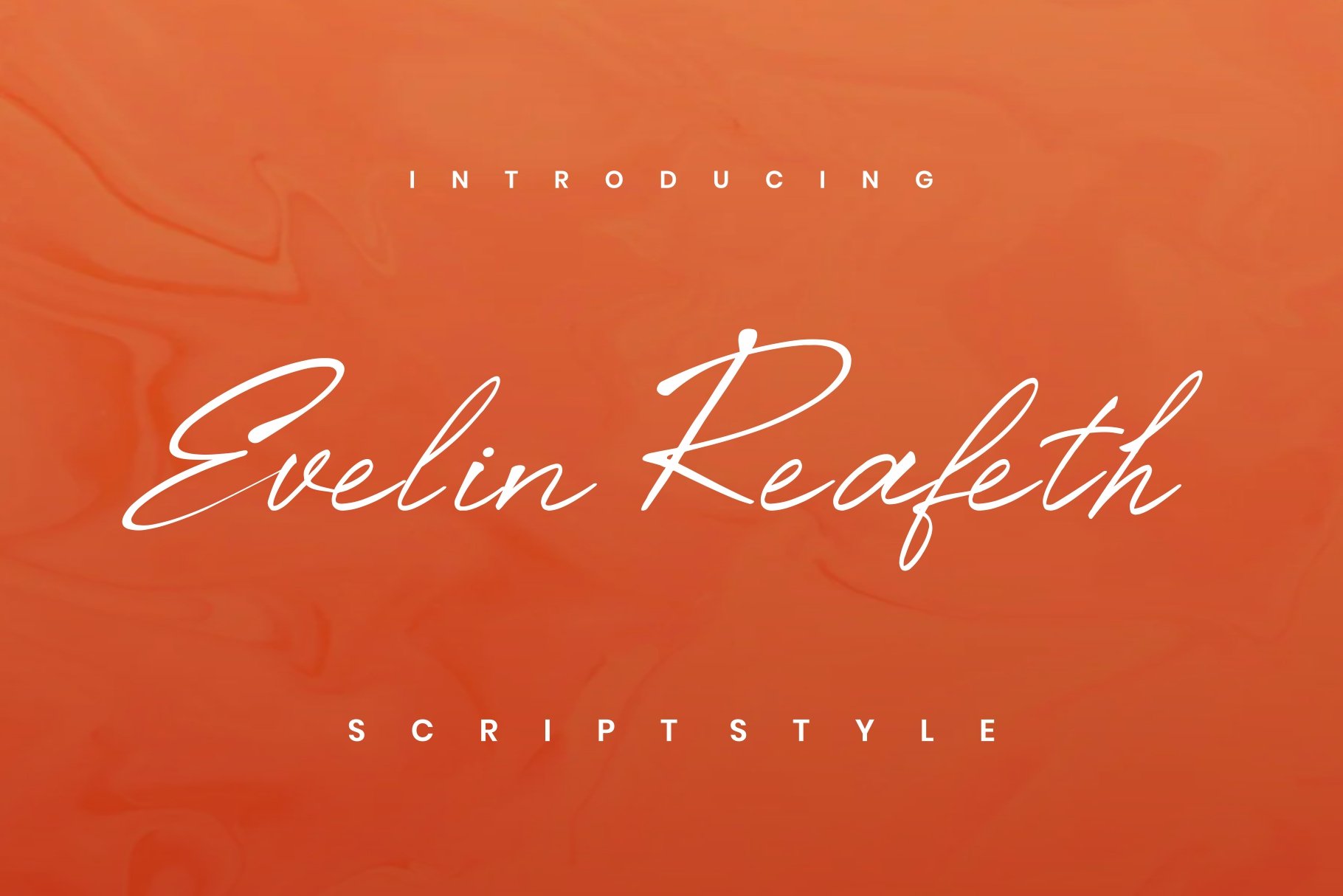 Evelin Reafeth - Script Fontcover image.