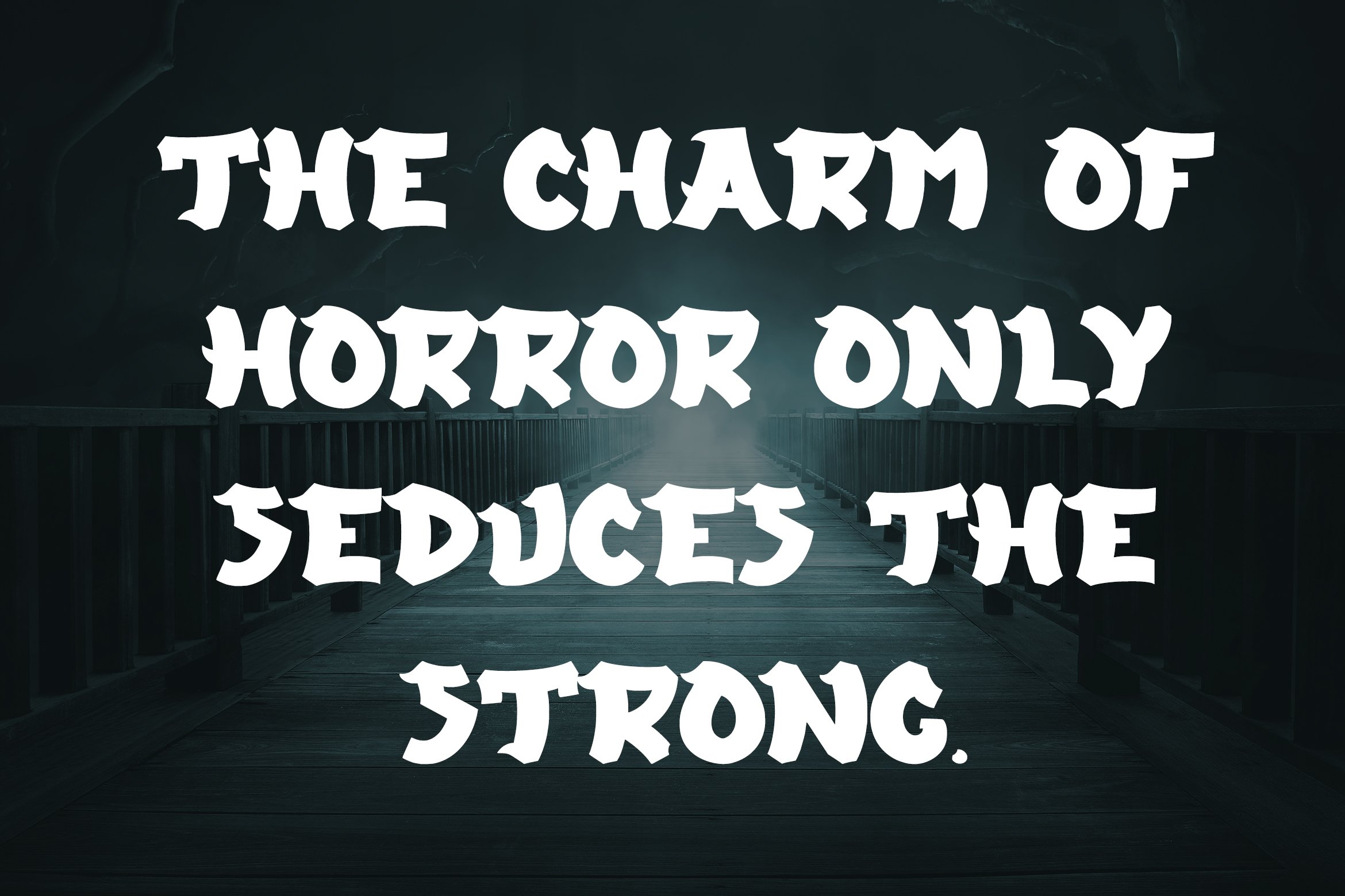 Evil Inside - Halloween Display Font preview image.