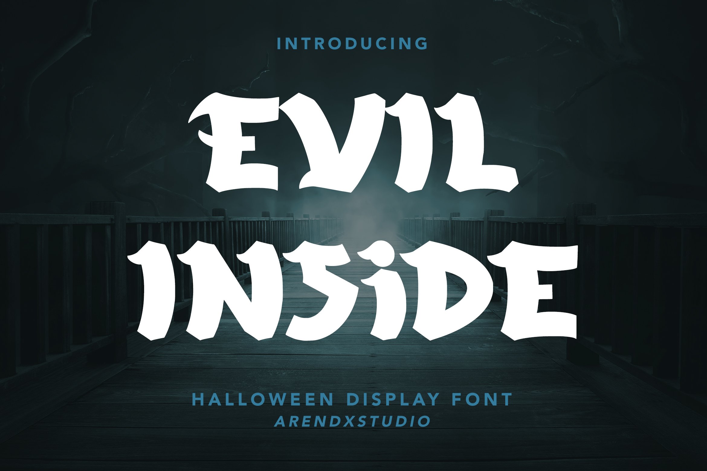 Evil Inside - Halloween Display Font cover image.