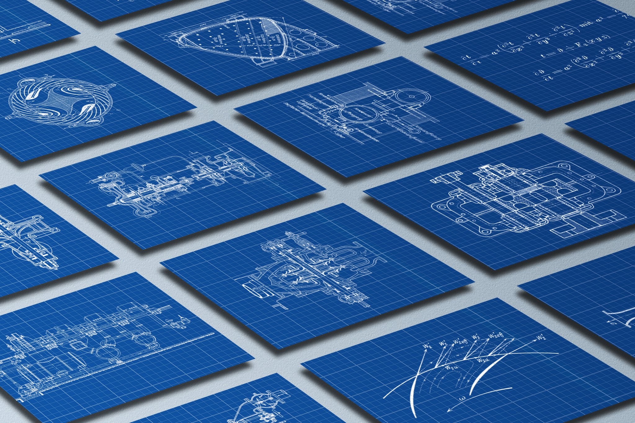 100 Blueprint Technology Brushespreview image.