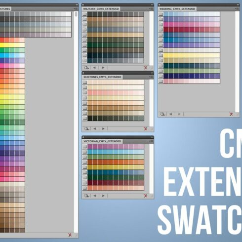 CMYK Extended Swatches-Illustratorcover image.