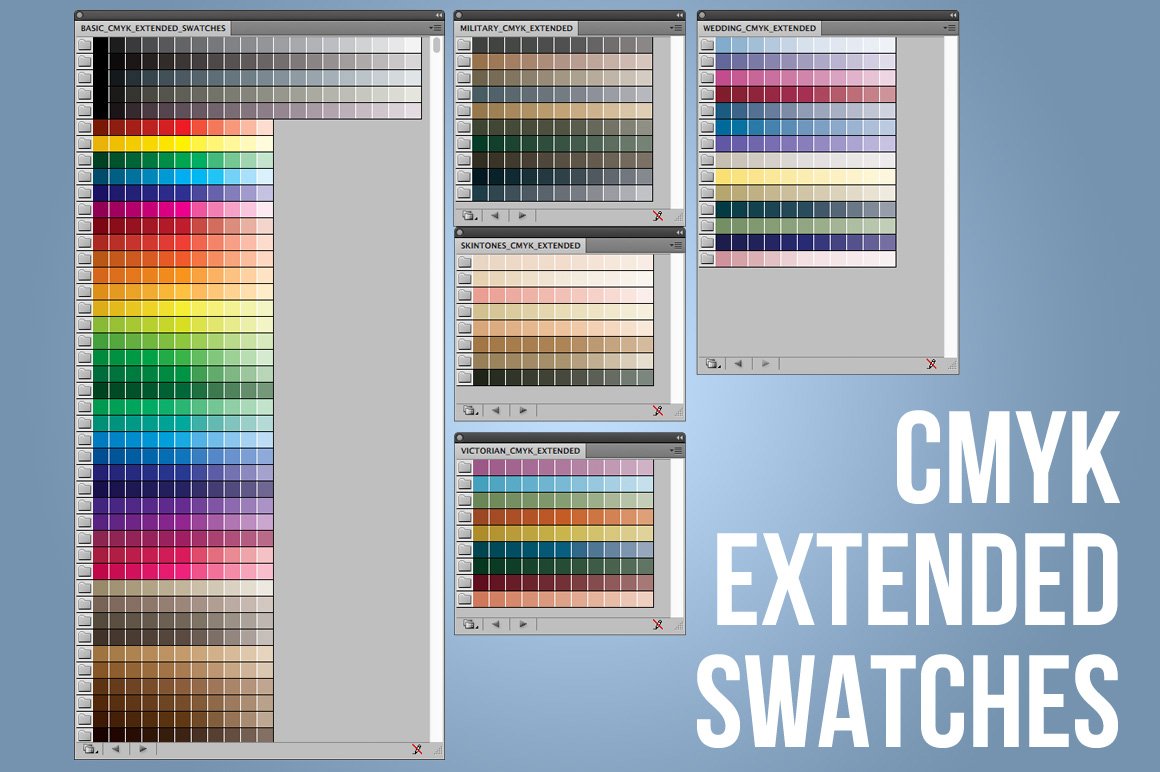 CMYK Extended Swatches-Illustratorcover image.