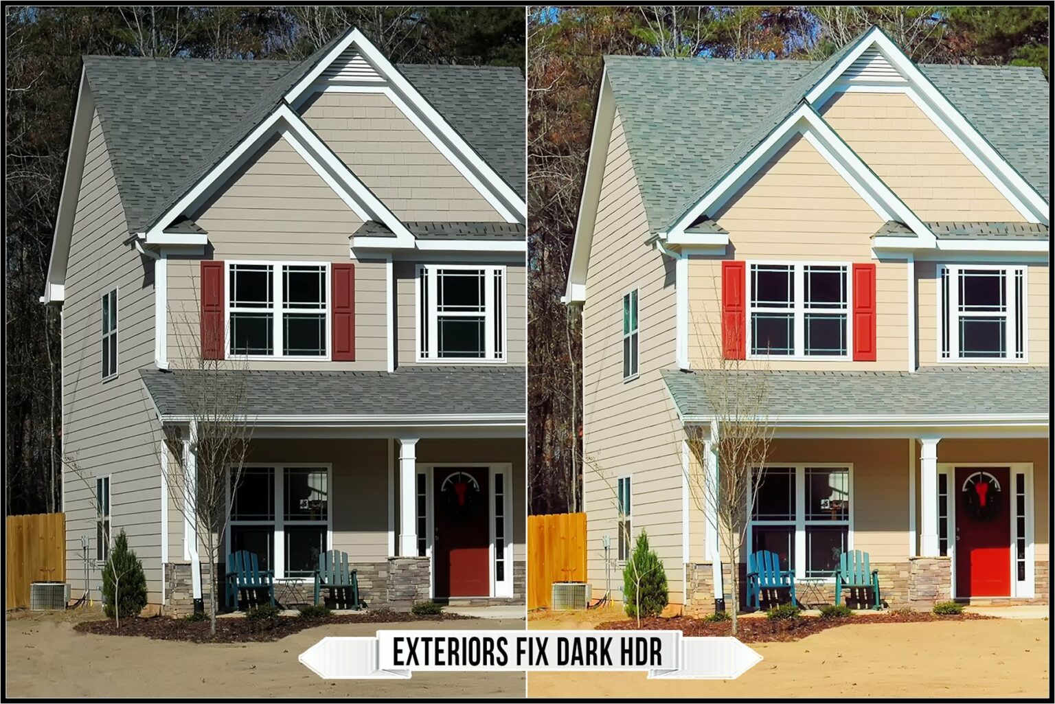 Exteriors Real Estate HDR profiles MasterBundles