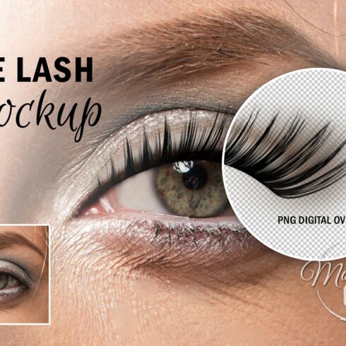 Beauty Makeup Digital Eyelash PNGcover image.