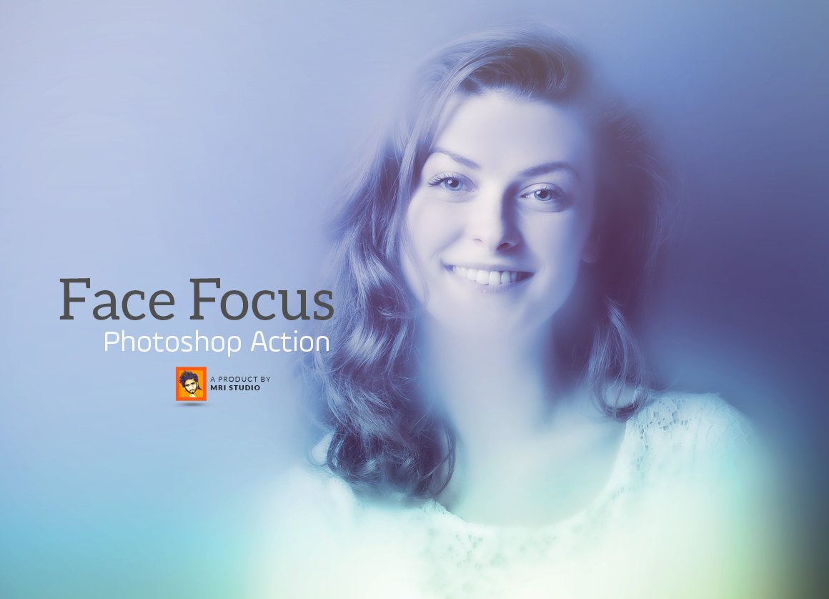 Face Focus Photoshop Actioncover image.