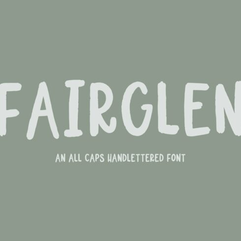 Fairglen Sans cover image.