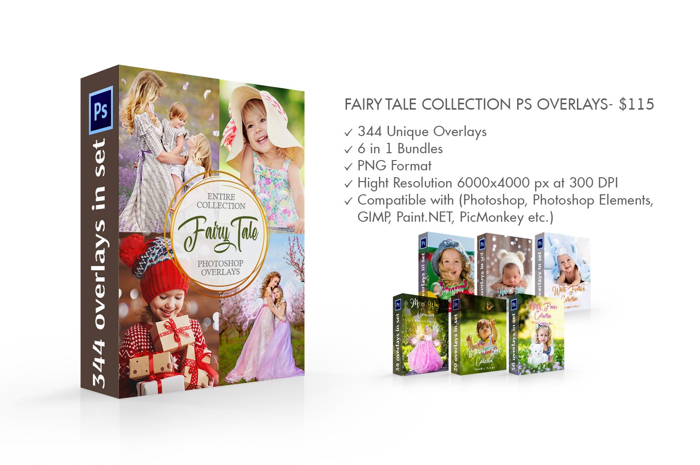 Fairy Tale Photoshop Overlayspreview image.