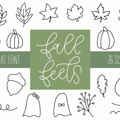 Fall Feels, Dingbat Font cover image.