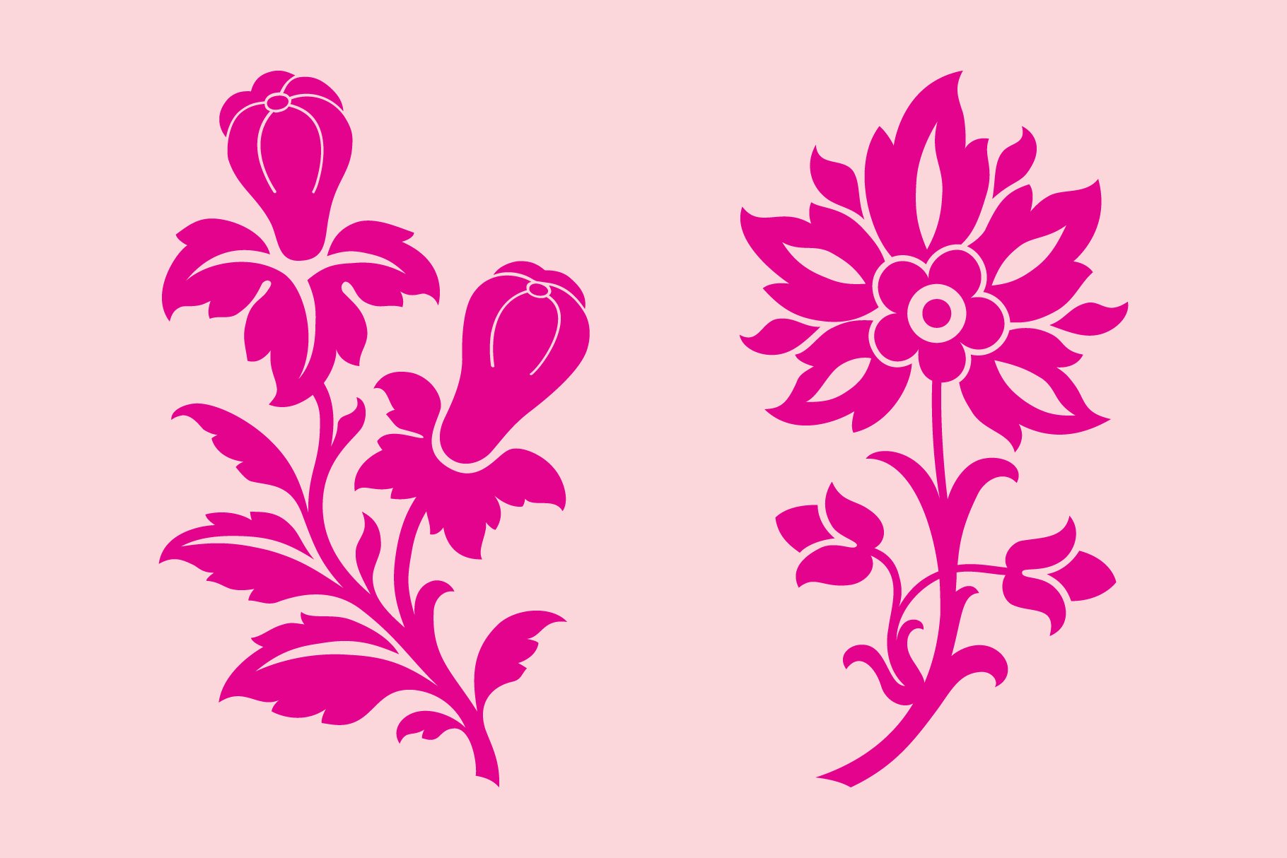 fancy flowers banners 03 984