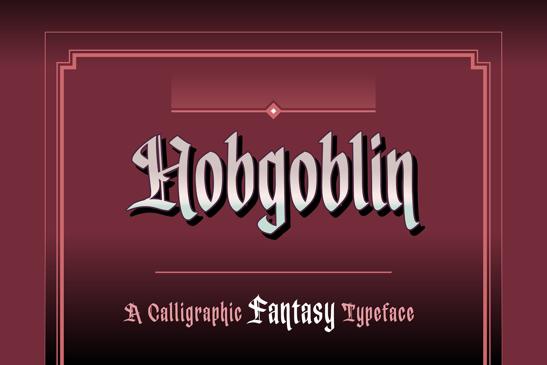 Hobgoblin - fantasy font cover image.