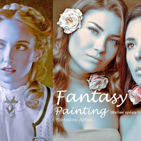 Fantasy Painting Photoshop Actioncover image.