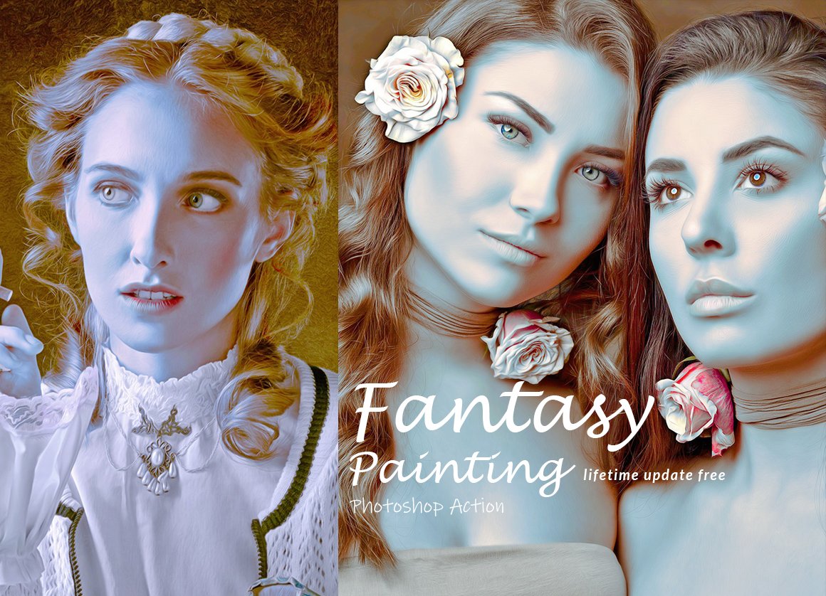 Fantasy Painting Photoshop Actioncover image.