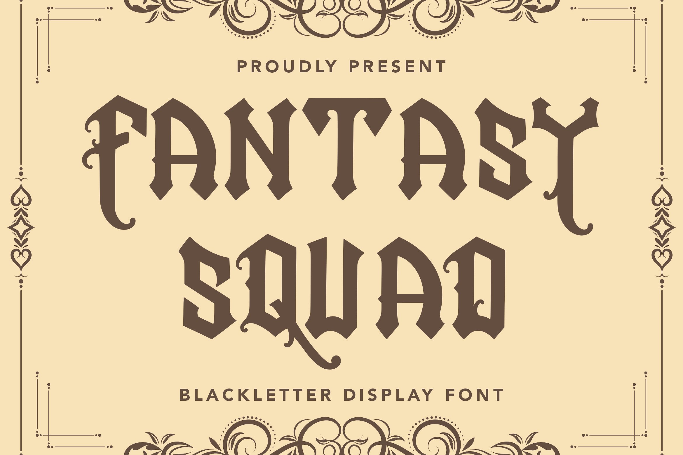 FantasySquad - Blackletter Font cover image.
