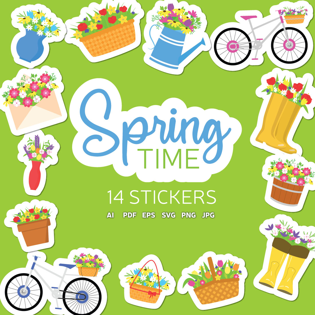 Spring Stickers cover image.
