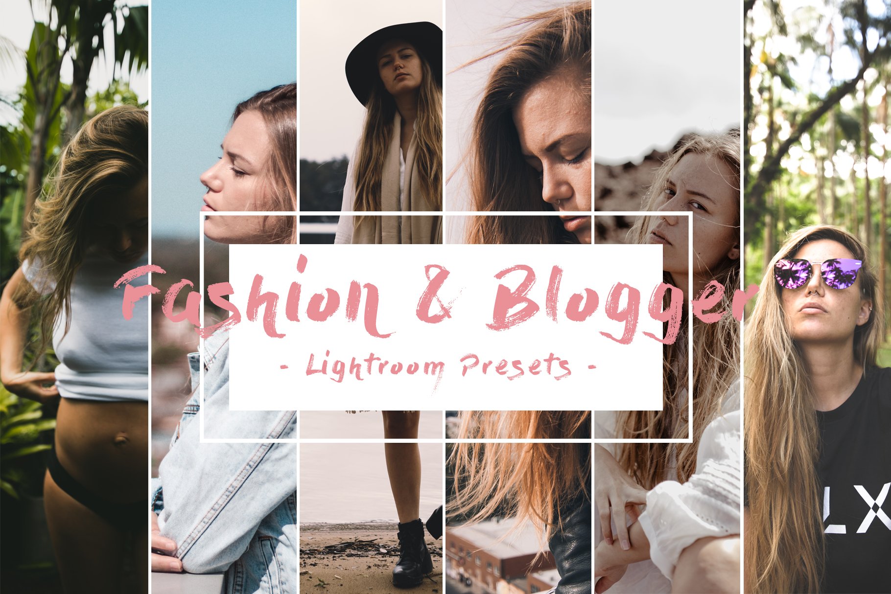 Fashion & Blogger Lightroom presetscover image.