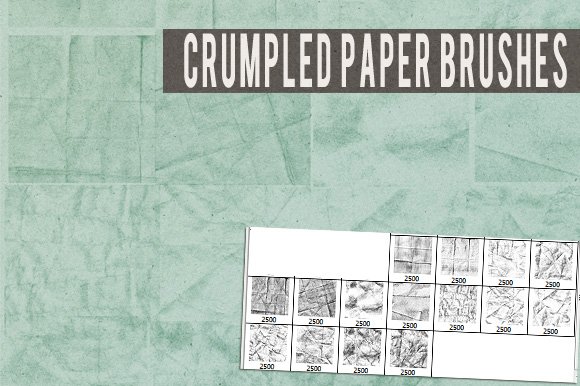 Crumpled Paper Brushescover image.