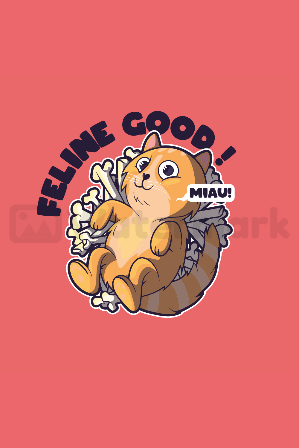 Feline Good! pinterest preview image.