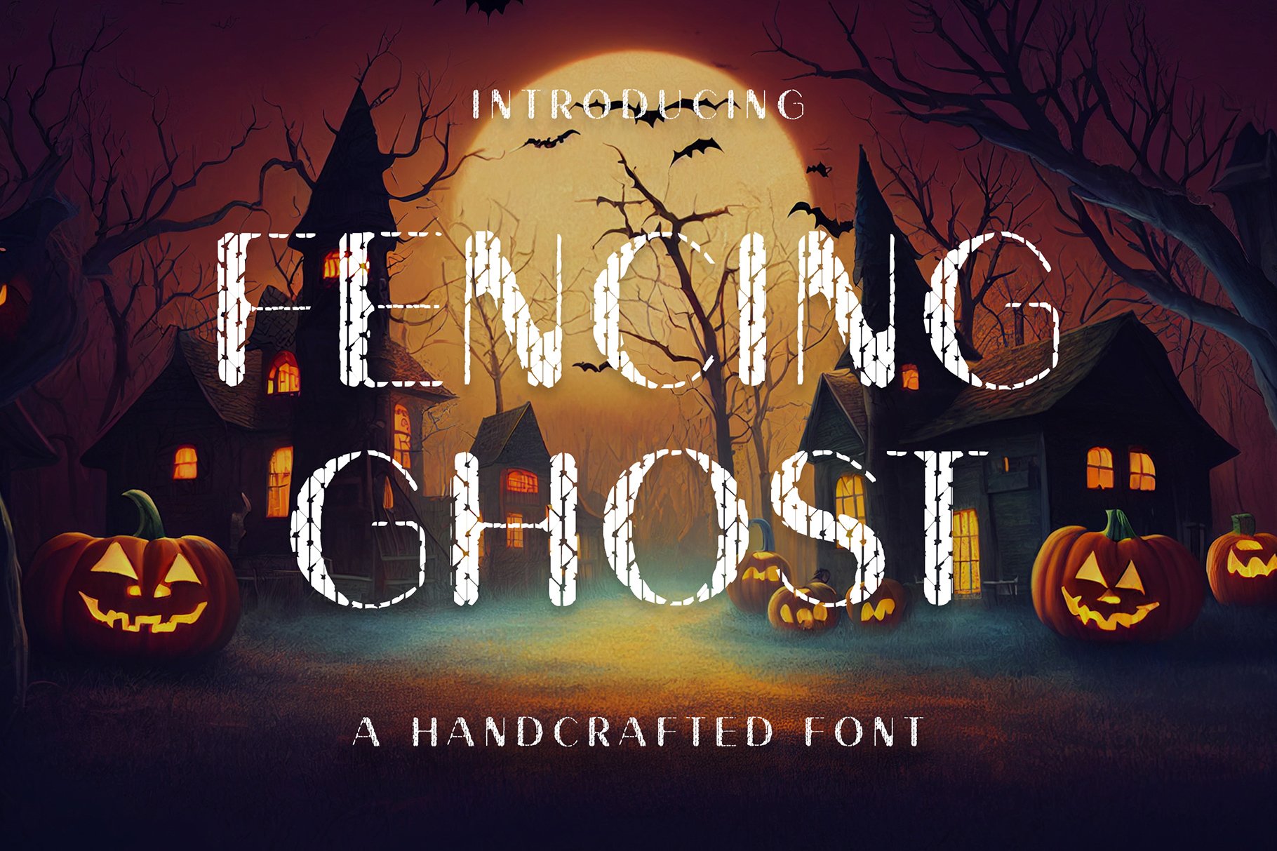Fencing Ghost Handcrafted Font cover image.