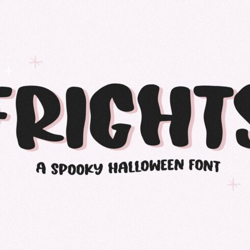 Frights | Spooky Halloween Font cover image.