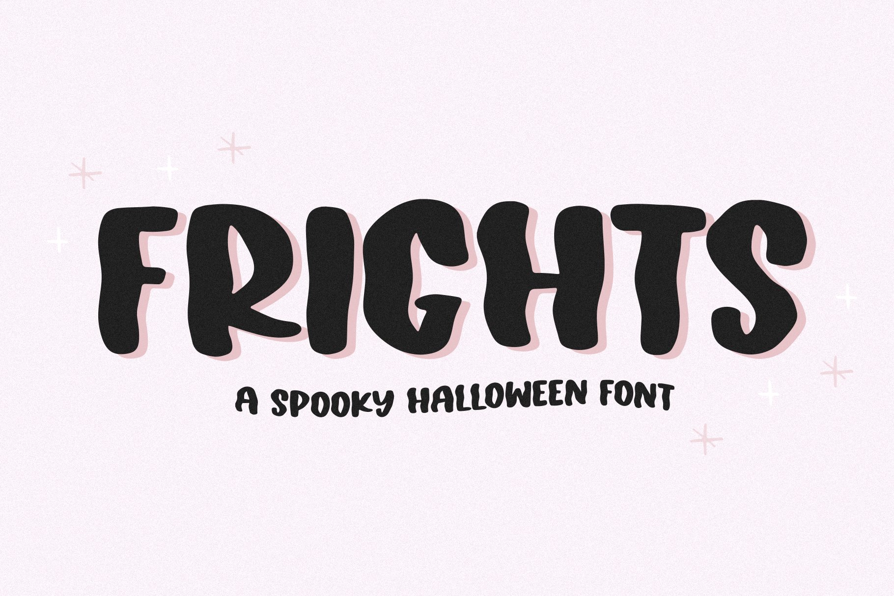 Frights | Spooky Halloween Font cover image.