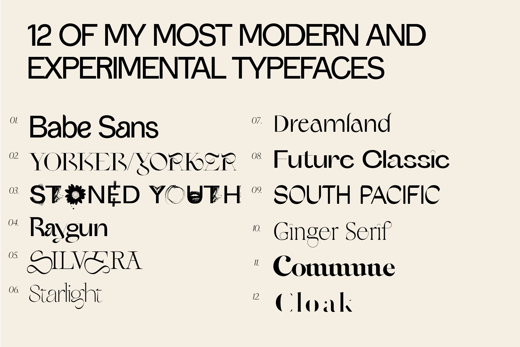 The Future Font Collection preview image.