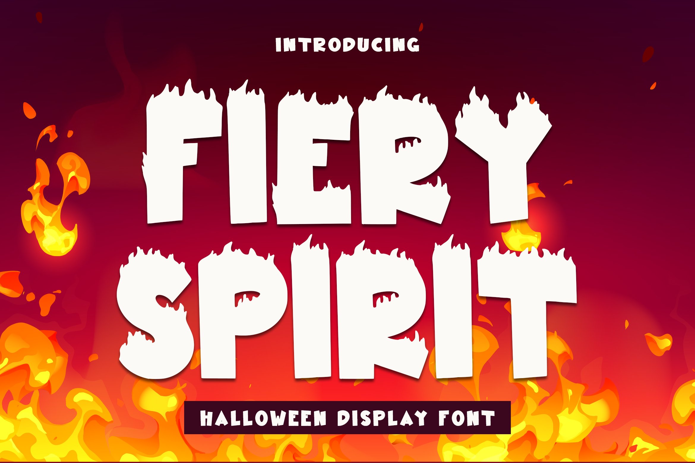 FierySpirit - Halloween Display Font cover image.